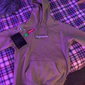 Supreme sage box logo hoodie
